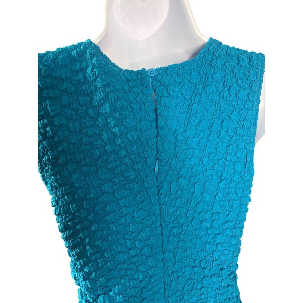 Anthropologie Textured Mini Shift Dress Blue, XS and L NEW - Picture 6 of 7